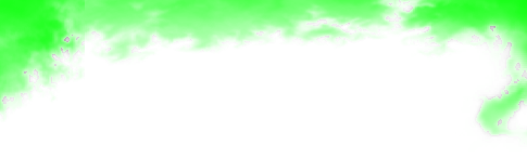 Transparent green cloud in the background across the whole screen